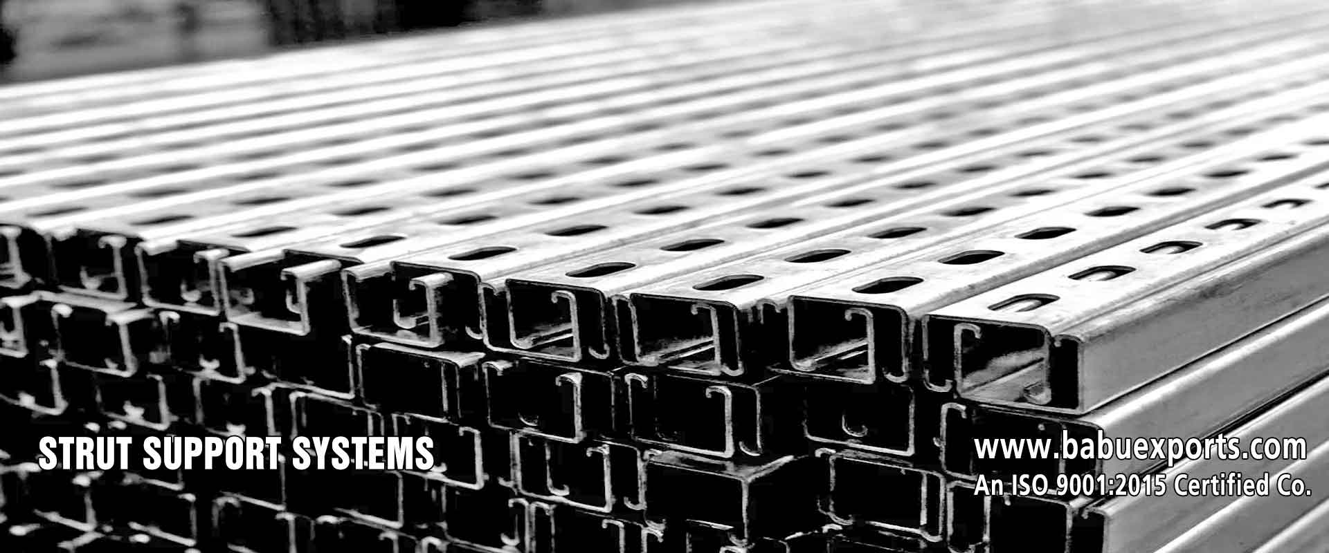 Strut Support Systems manufacturers exporters in India Channel Accessories Channel Fittings suppliers Punjab Ludhiana