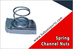 Spring Channel Nuts manufacturers exporters in India