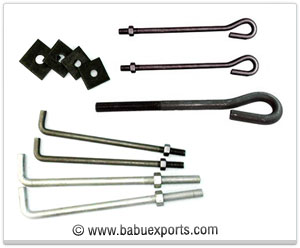 Foundation Bolts manufacturers in India Precision High Tensile Fasteners exporters suppliers in India Punjab Ludhiana
