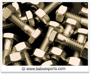Hex Head Bolts with Hex Nuts manufacturers in India Precision High Tensile Fasteners exporters suppliers in India Punjab Ludhiana