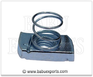 Short Spring Channel Nut manufacturers in India Strut Support Systems Punjab Ludhiana
