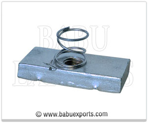 Short Spring Channel Nut manufacturers in India Strut Support Systems Punjab Ludhiana